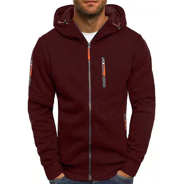 Clark – Hooded Cardigan With Zipper