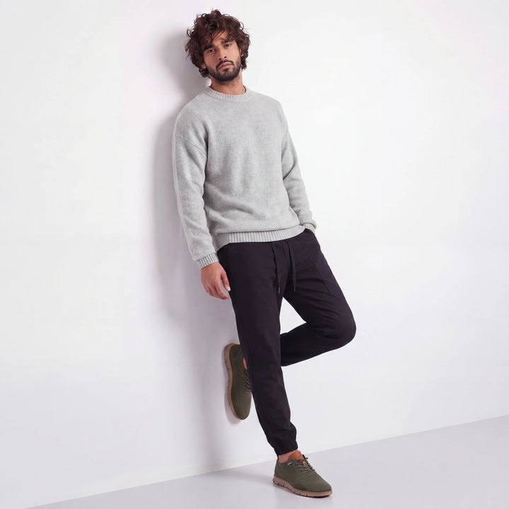 Pulsepeak - Sneakers With Knit Upper and Lace-Up Closure