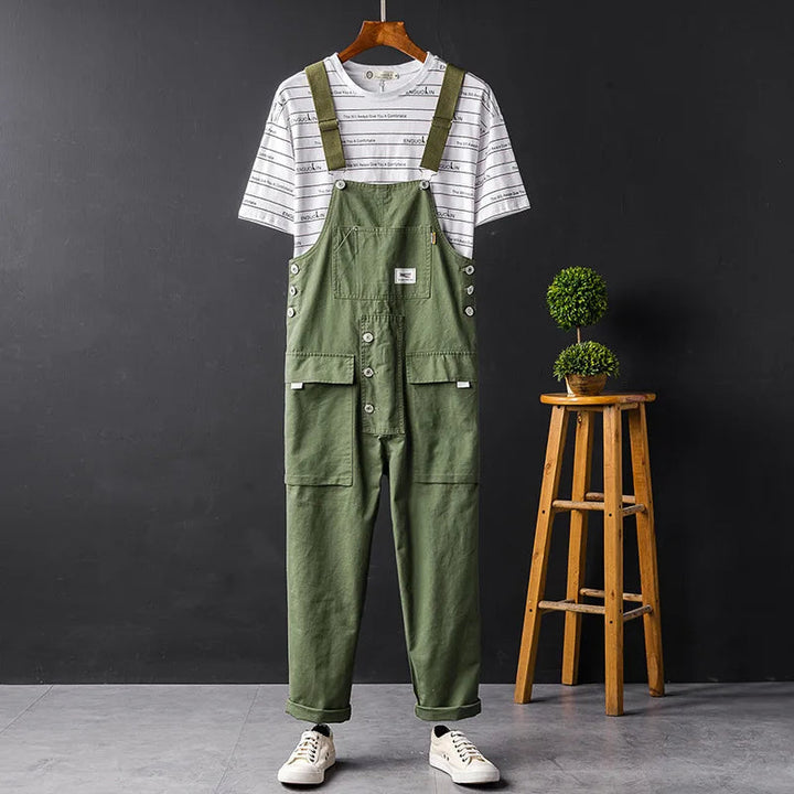 Matas - Dungarees With Cargo Pockets And Straight Legs