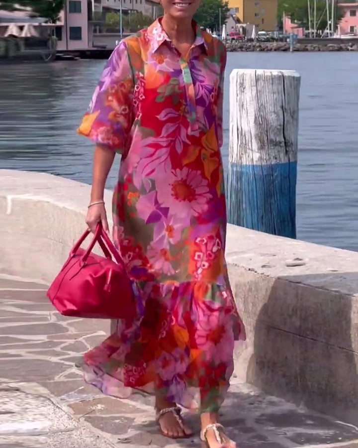 Tanisha - Long Floral Dress