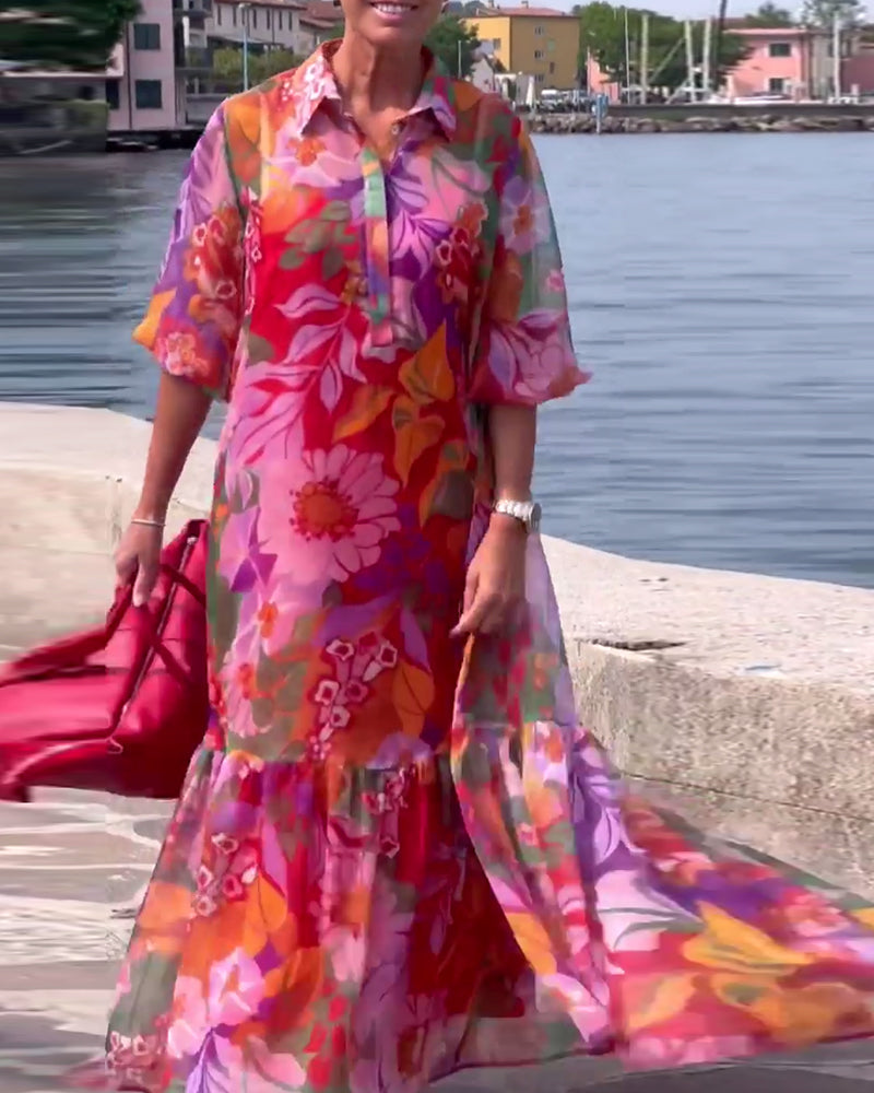 Tanisha - Long Floral Dress