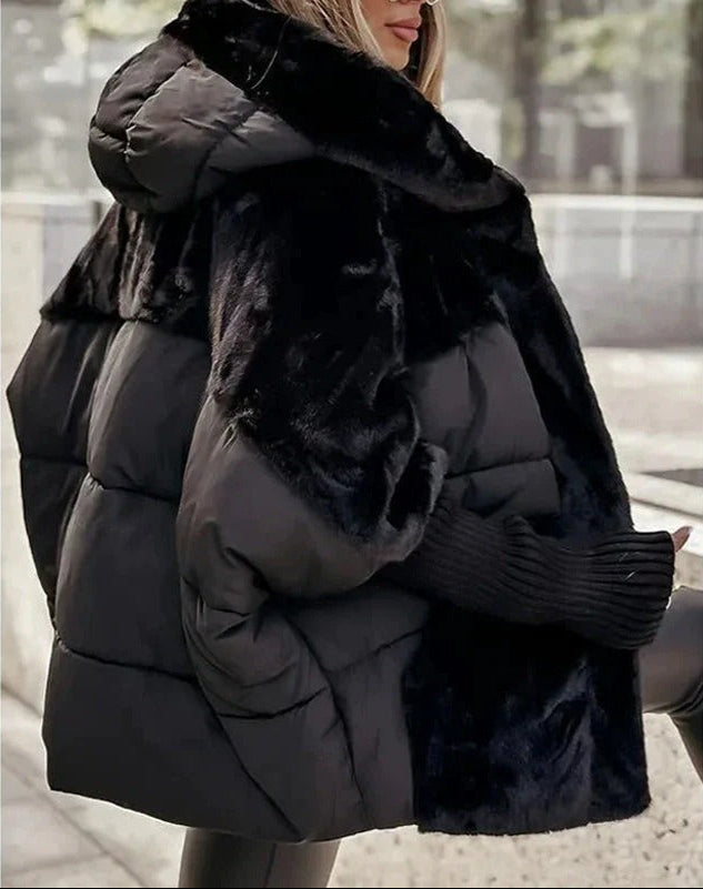 Cortnee - Oversized Hooded Quilted Puffer Coat