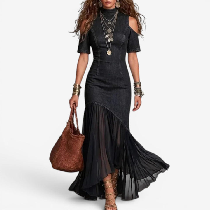 Lyttia - Long Denim Dress