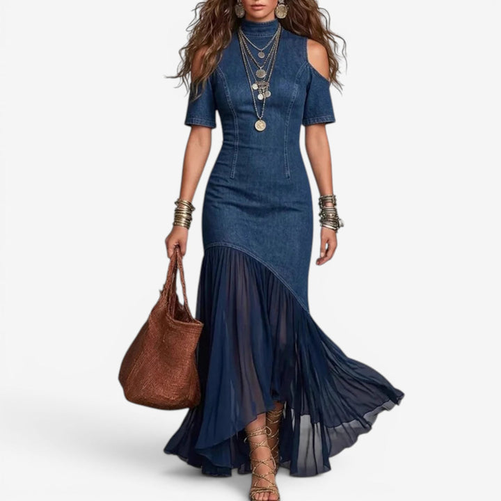 Lyttia - Long Denim Dress