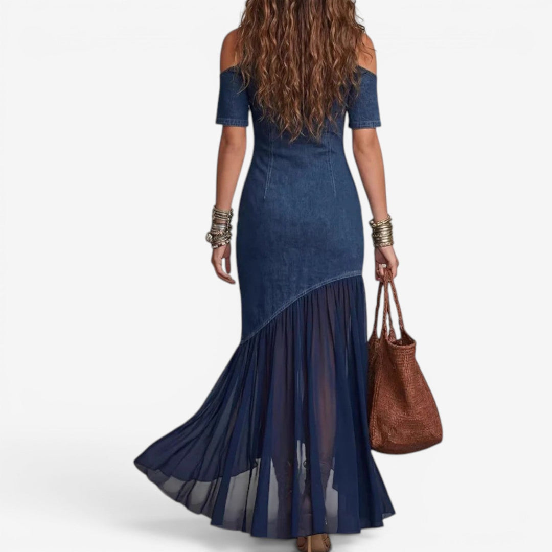 Lyttia - Long Denim Dress