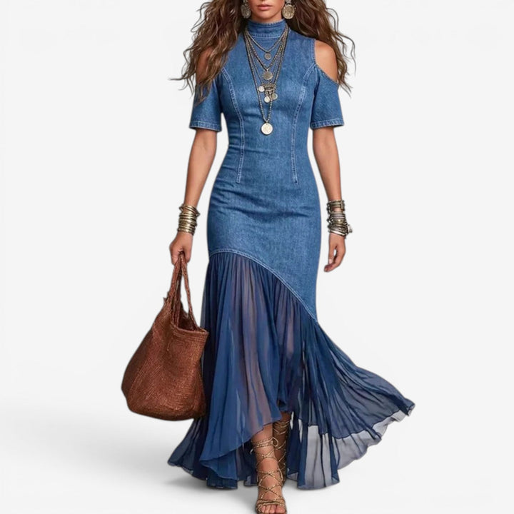 Lyttia - Long Denim Dress