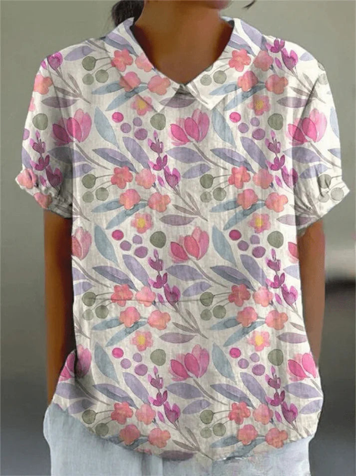 Inga - Blouse With Floral Print