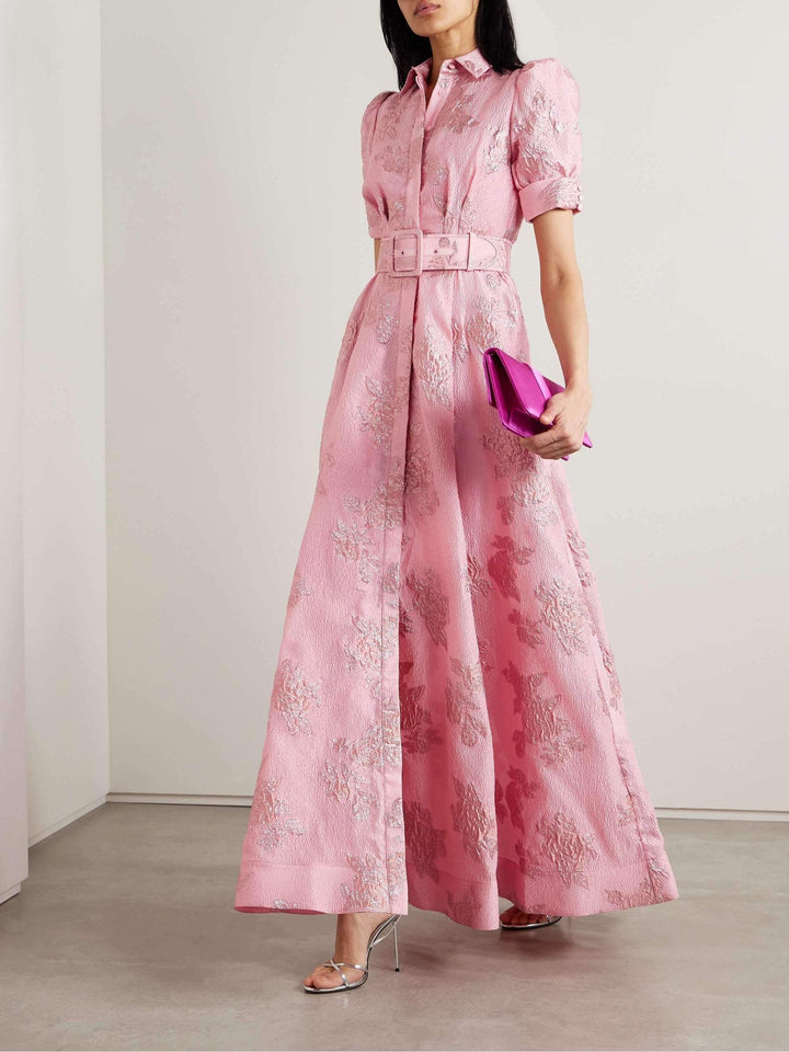 Anabella - Long Dress With Puffed Sleeves
