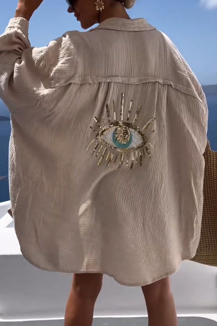 Eliza - Horus Oversized Cotton Shirt