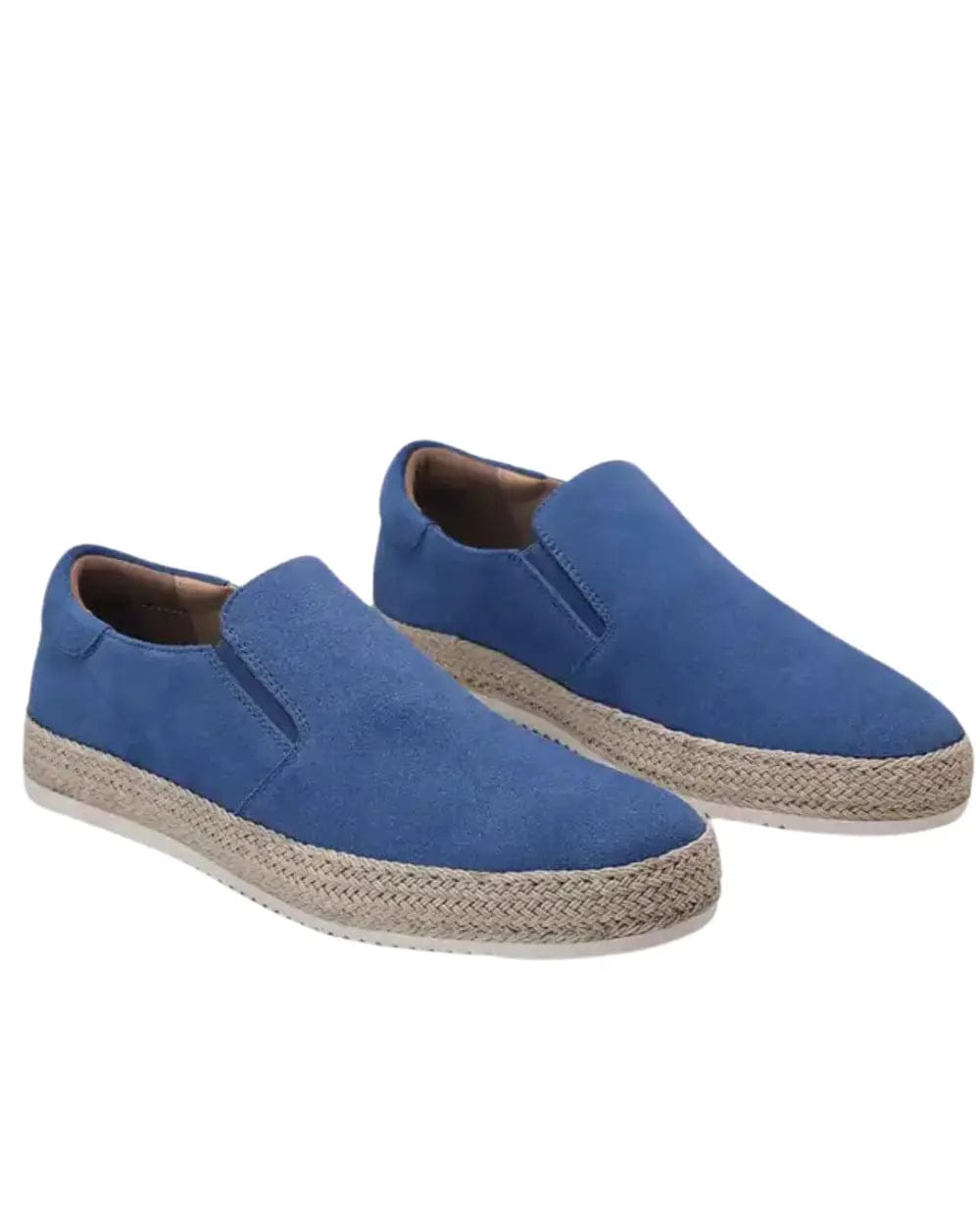 Maeline - Suede Slip On Shoes With Espadrille Soles