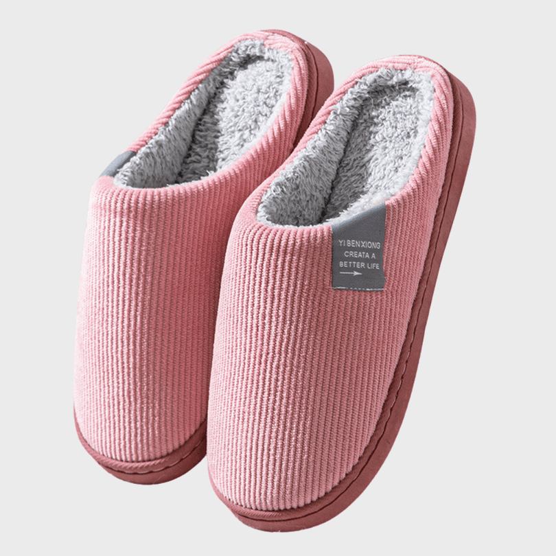 Vivora - Warm Fleece-Lined Closed Toe Slippers