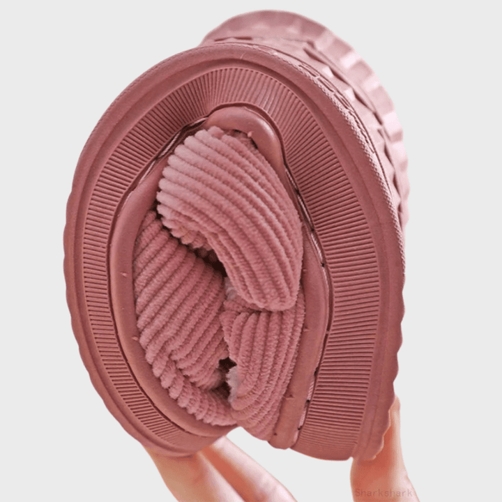 Vivora - Warm Fleece-Lined Closed Toe Slippers