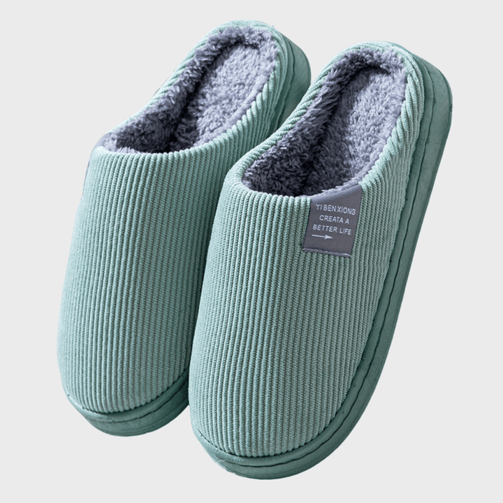 Vivora - Warm Fleece-Lined Closed Toe Slippers