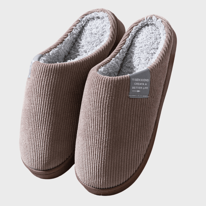 Vivora - Warm Fleece-Lined Closed Toe Slippers