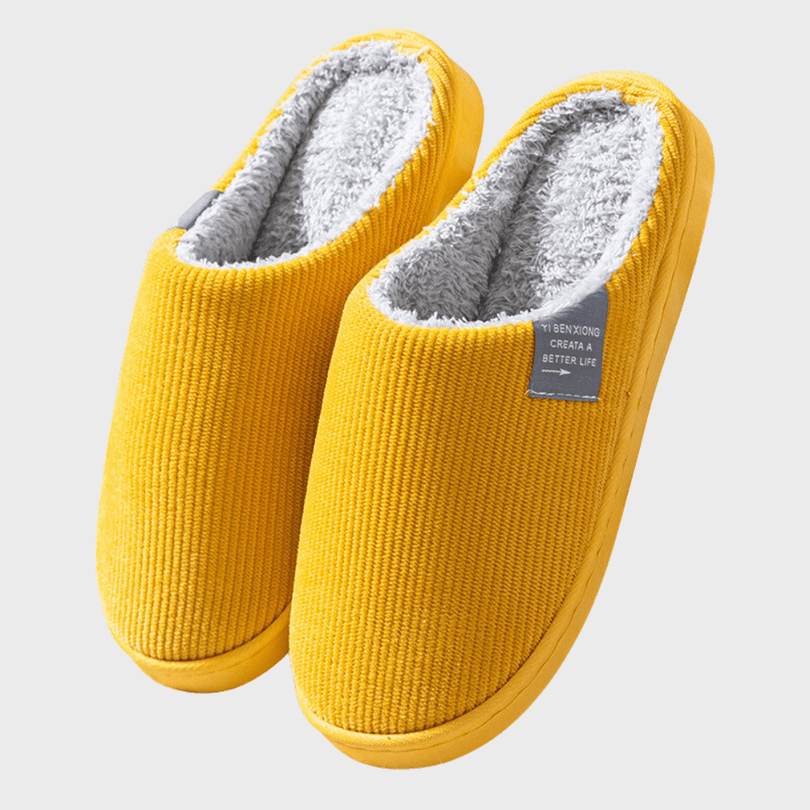 Vivora - Warm Fleece-Lined Closed Toe Slippers