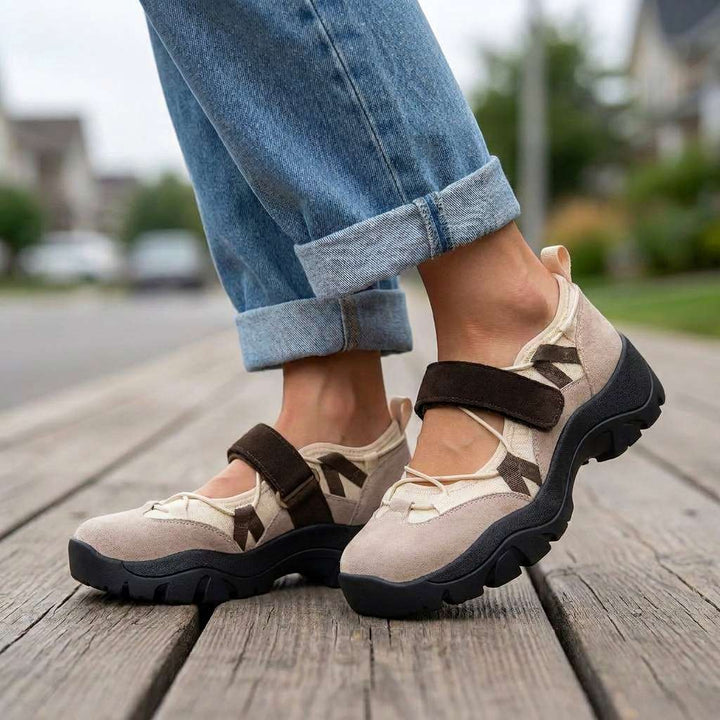 Wylma - Chunky Sole Trainers with Velcro Strap