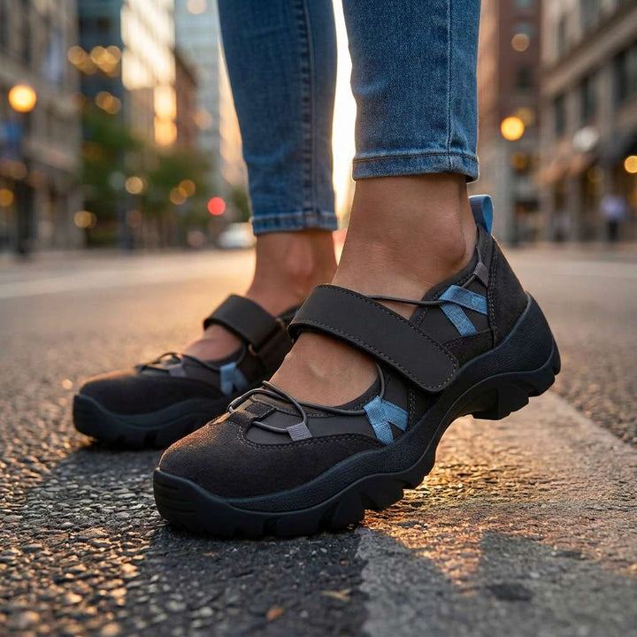 Wylma - Chunky Sole Trainers with Velcro Strap