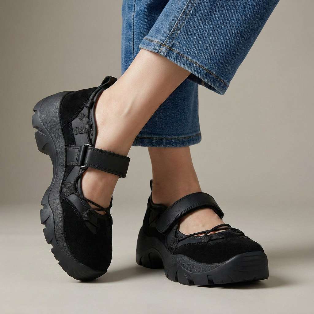 Echocore - Chunky Sneakers With Adjustable Strap