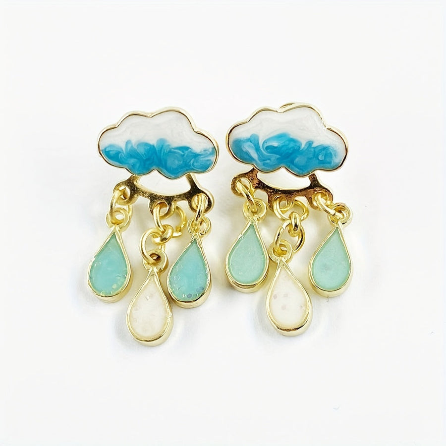 Gillie - Raindrop Pendant Earrings