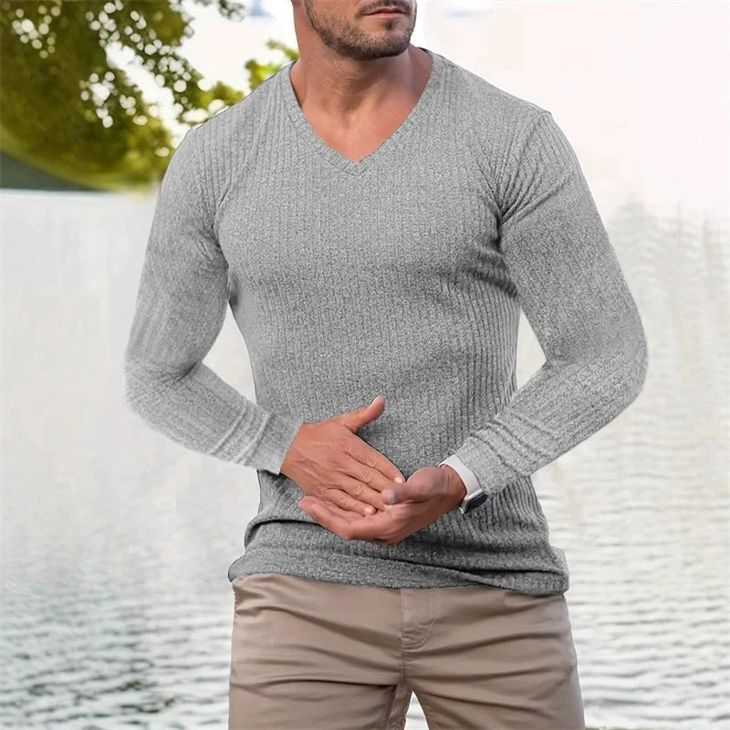 Faron - Long Sleeve Shirt With Stripes