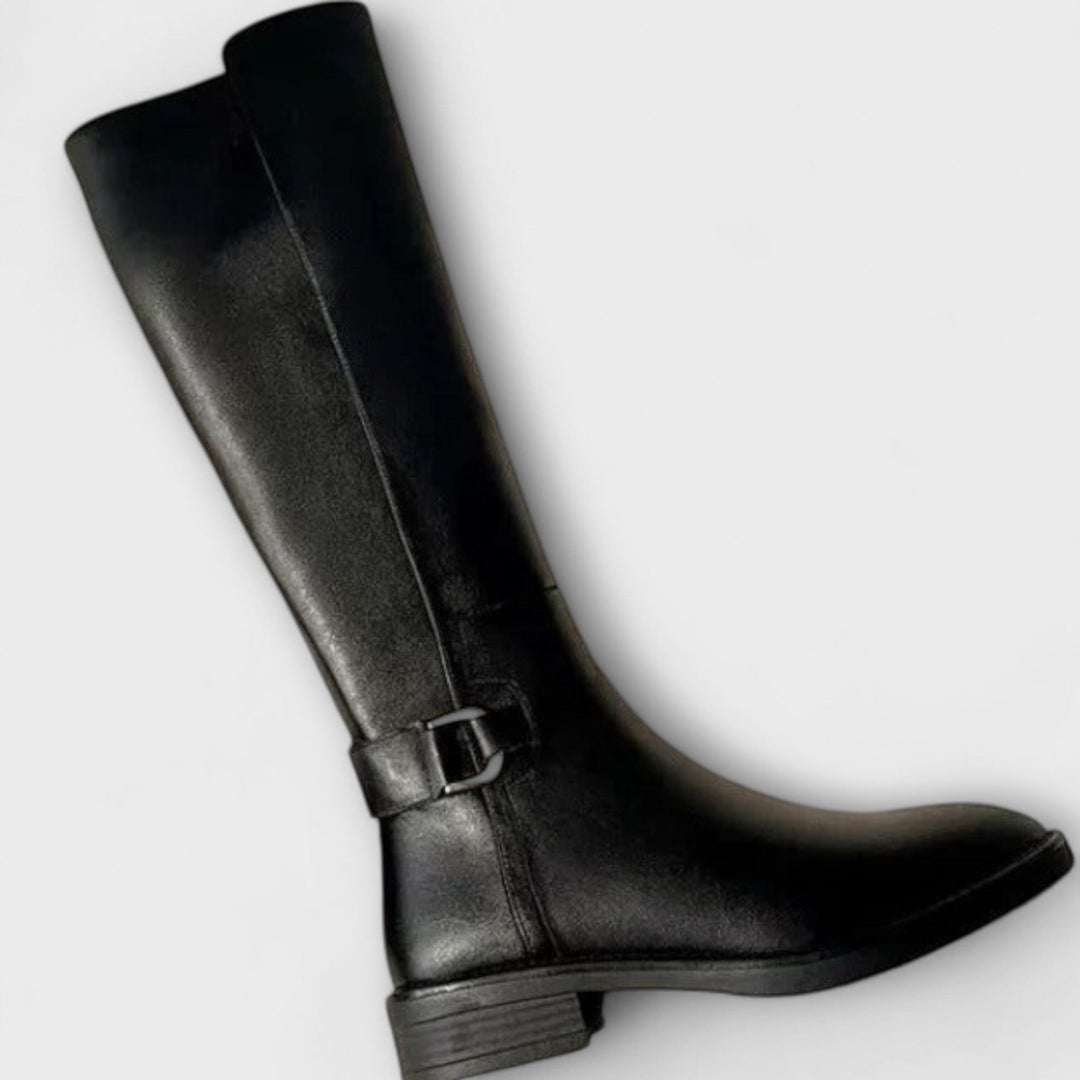 Hilmira - Leather Knee-High Boot
