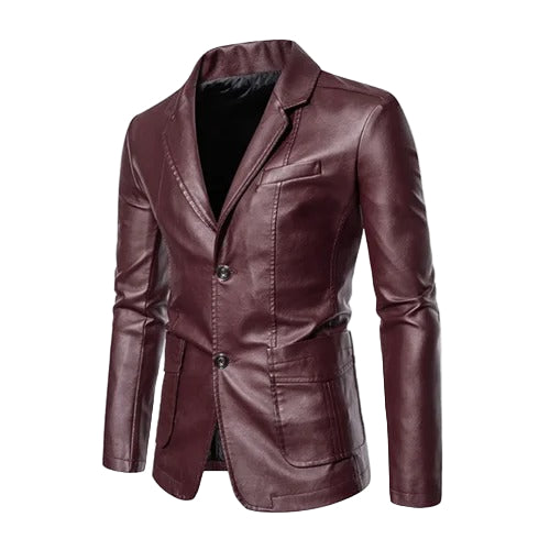 Marcon - Leather Business Casual Jacket