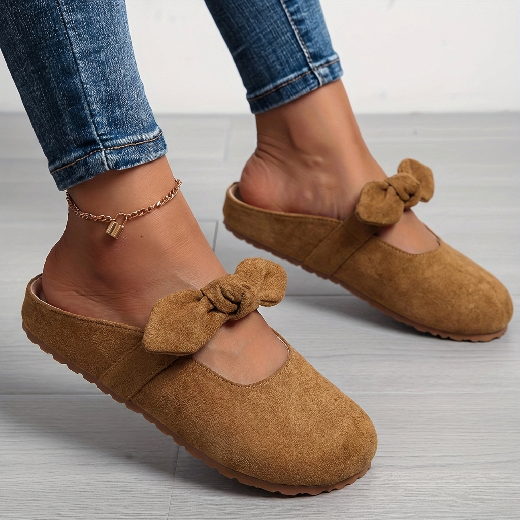 Minaya - Bow Strap Mule Clogs