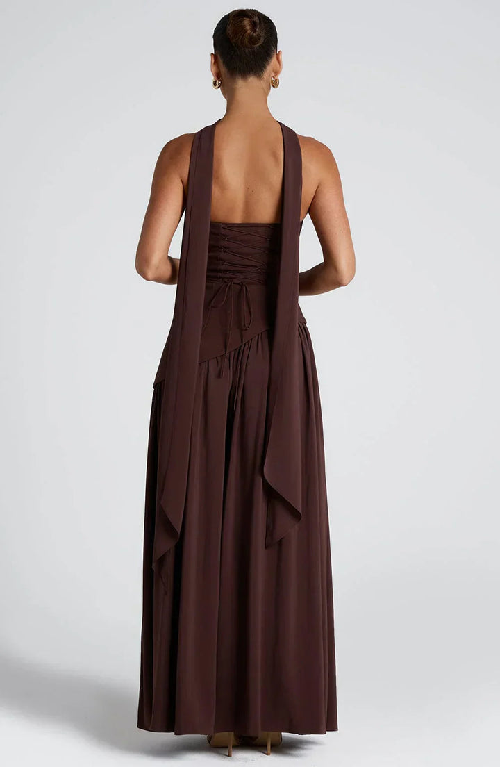 Zalfaa - Elegant Sleeveless Long Dress