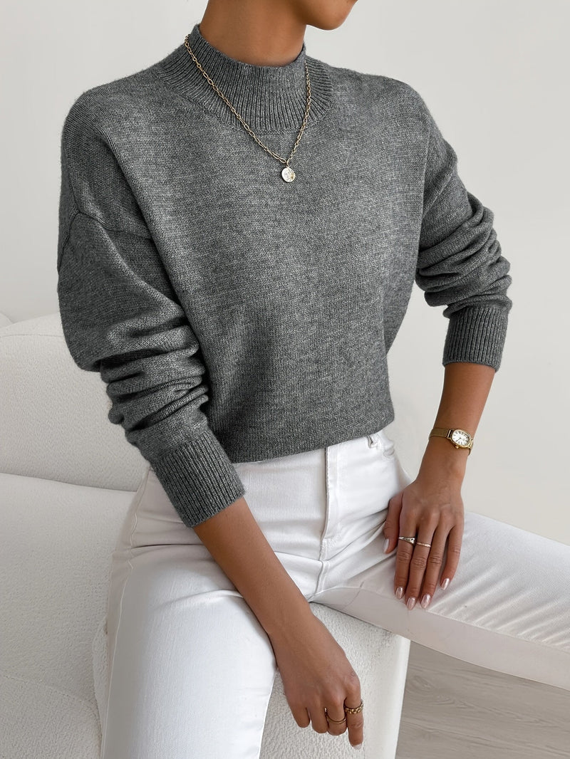 Jorun - Comfortable High Neck Sweater