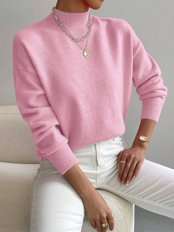 Jorun - Comfortable High Neck Sweater