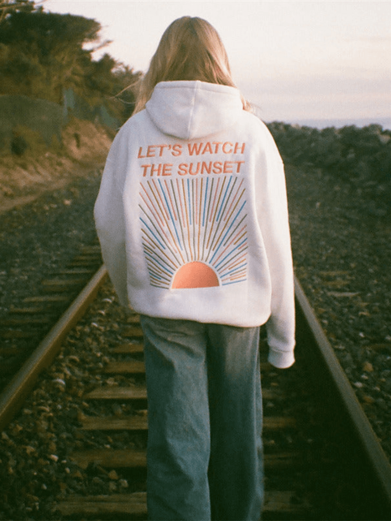 Norvile - Trendy Sunset Hoodie