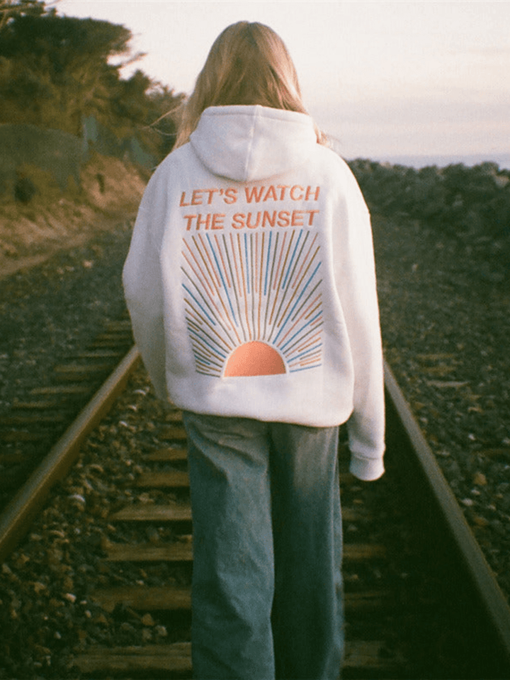 Norvile - Trendy Sunset Hoodie