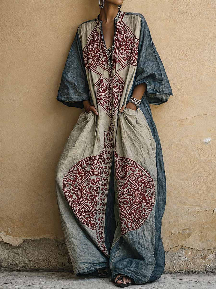 Flavie - Printed Wide Leg Jumpsuit