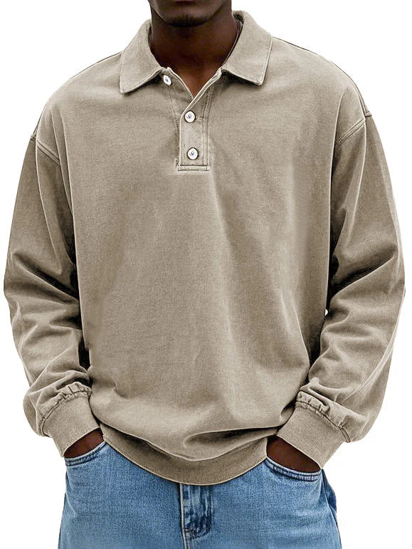 Anatas - Long Sleeve Polo Shirt