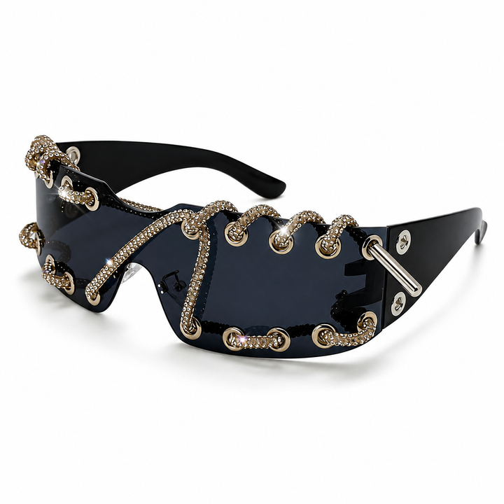 ChainShade - Studded Lens Fashion Sunglasses