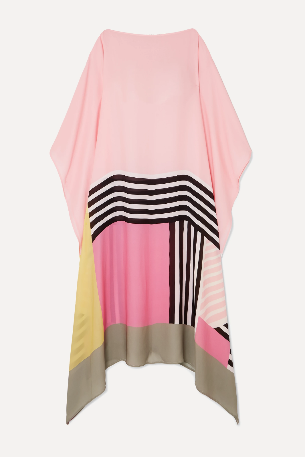 Shraddha - Striped Print Patchwork Dress