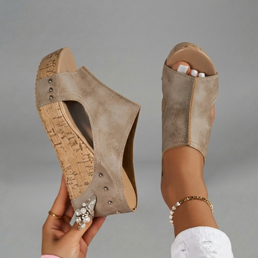 Layen - Platform Wedge Sandals