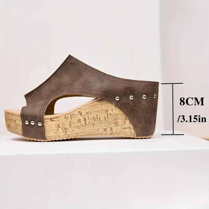 Layen - Platform Wedge Sandals
