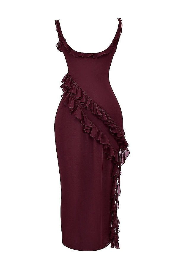 Dalia - Long Dress With Ruffles