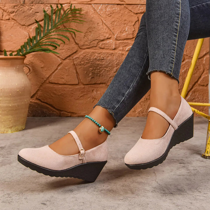 Bethy - Mary Jane Shoes With Buckle Strap