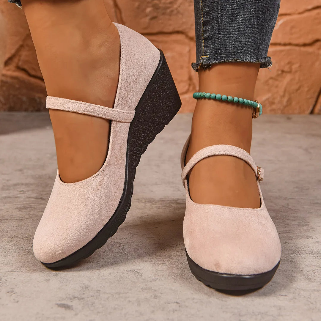 Bethy - Mary Jane Shoes With Buckle Strap