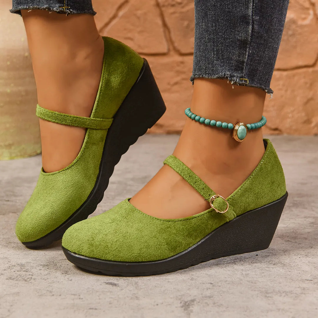 Bethy - Mary Jane Shoes With Buckle Strap