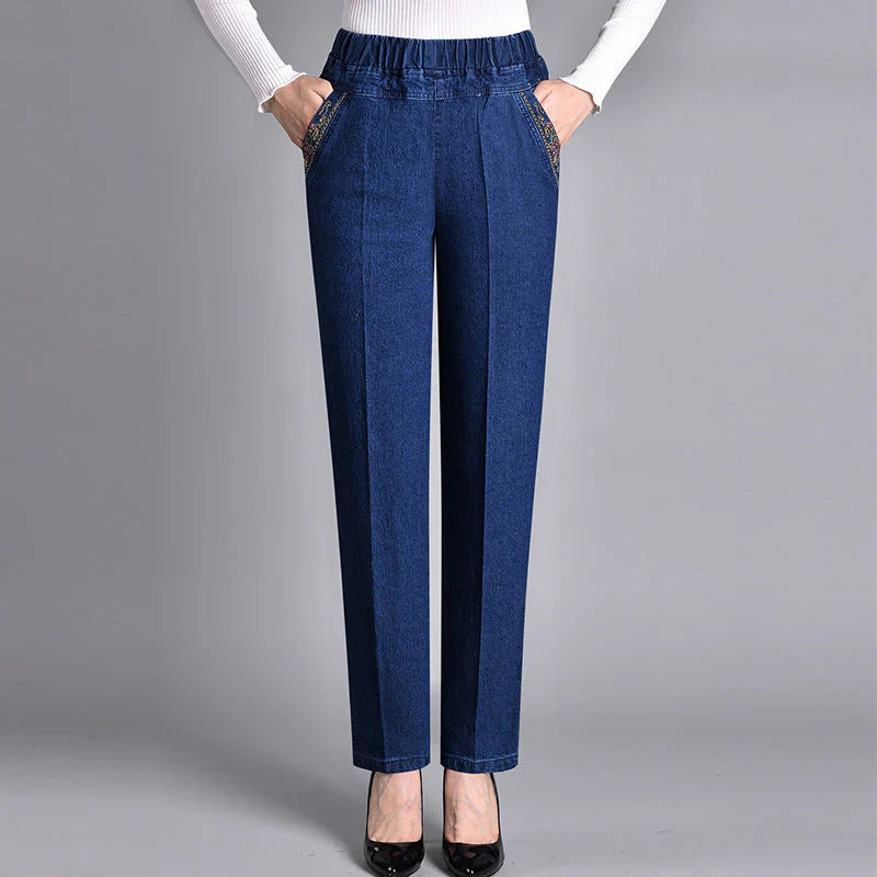 Sofiya - Casual Slim Fit Jeans With Side Pocket