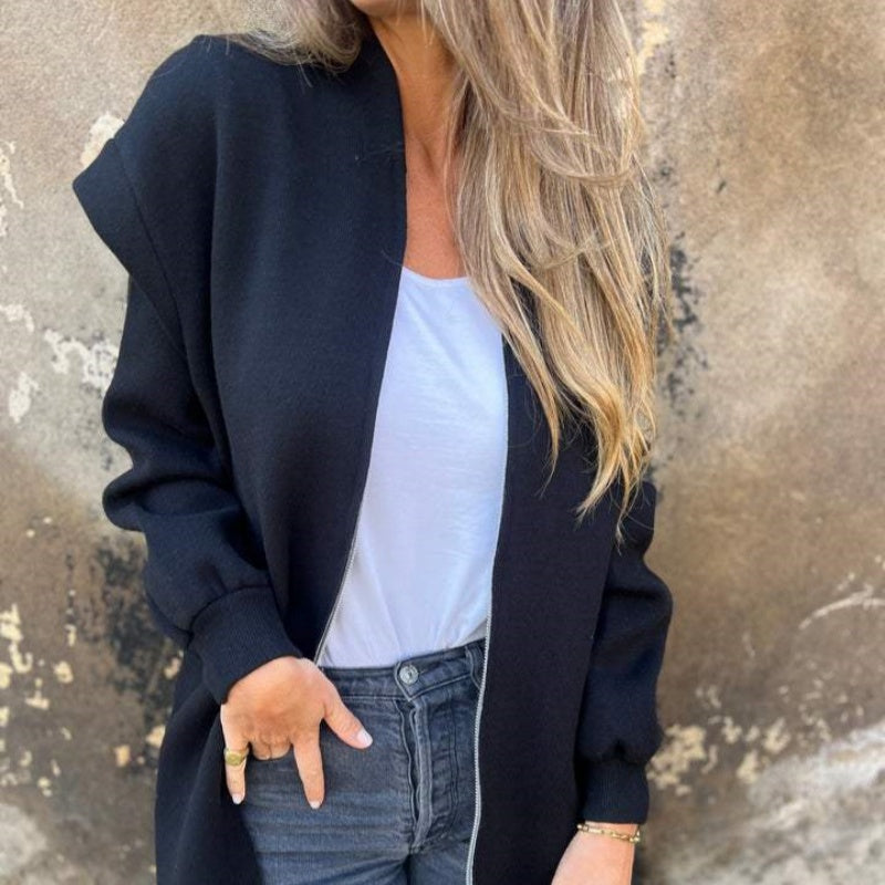 Karletta - Hooded Jcket with Zipper and Pockets