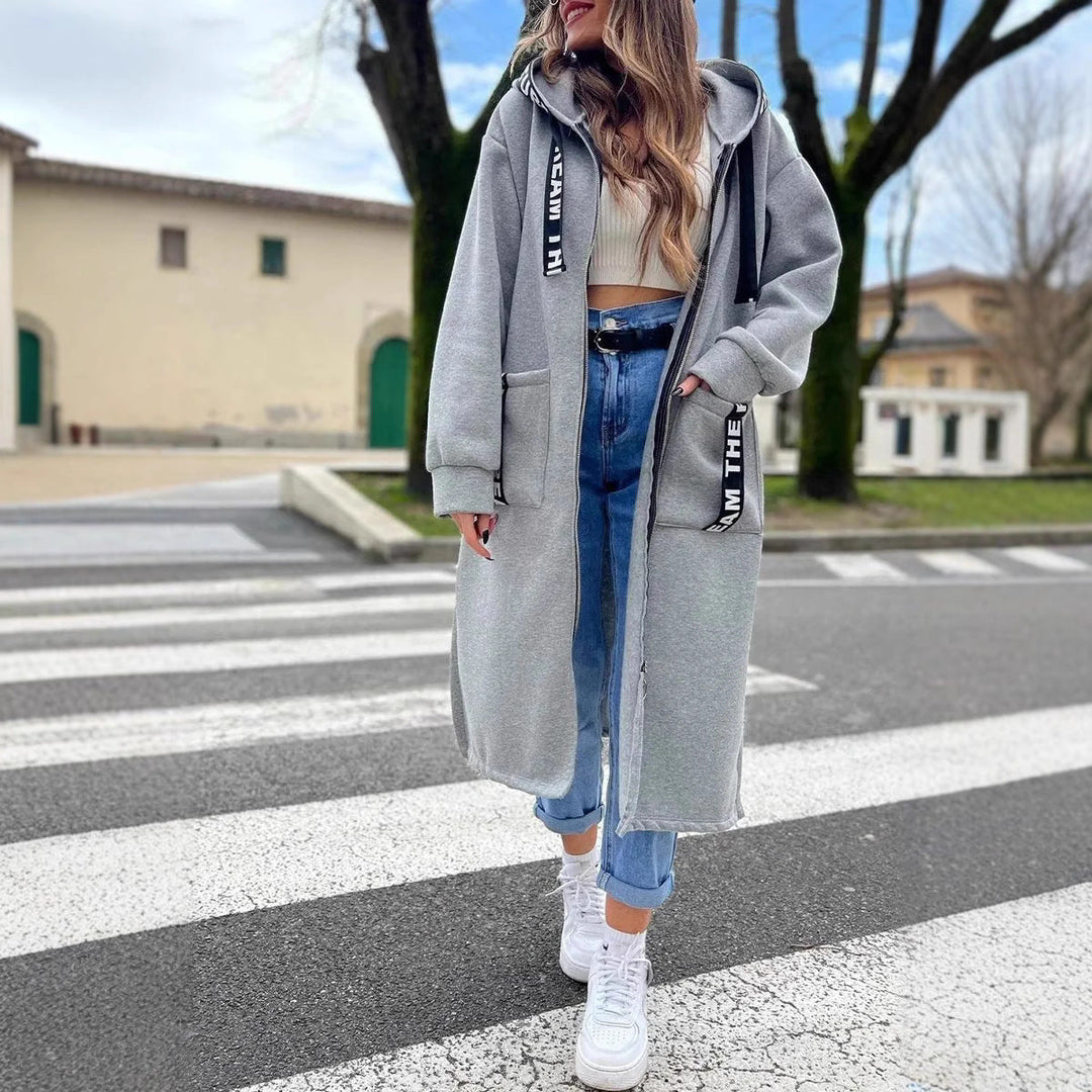 Kirteena - Comfortable Oversized Hooded Coat
