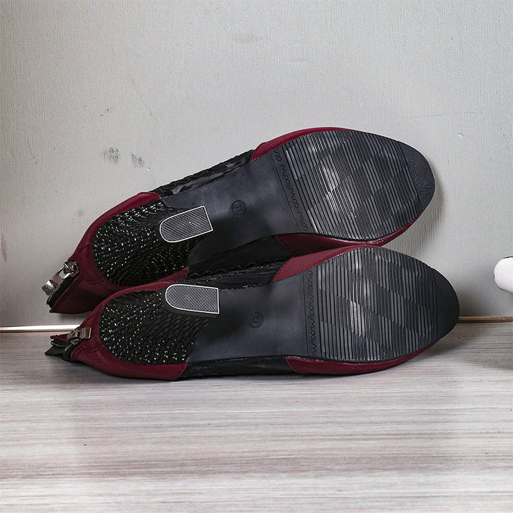 Janneke - Elegant Lace High Heel Shoes