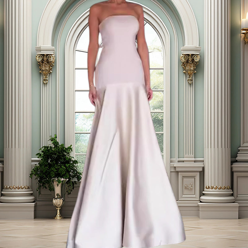 Sylwia - Elegant off Shoulder Long Dress