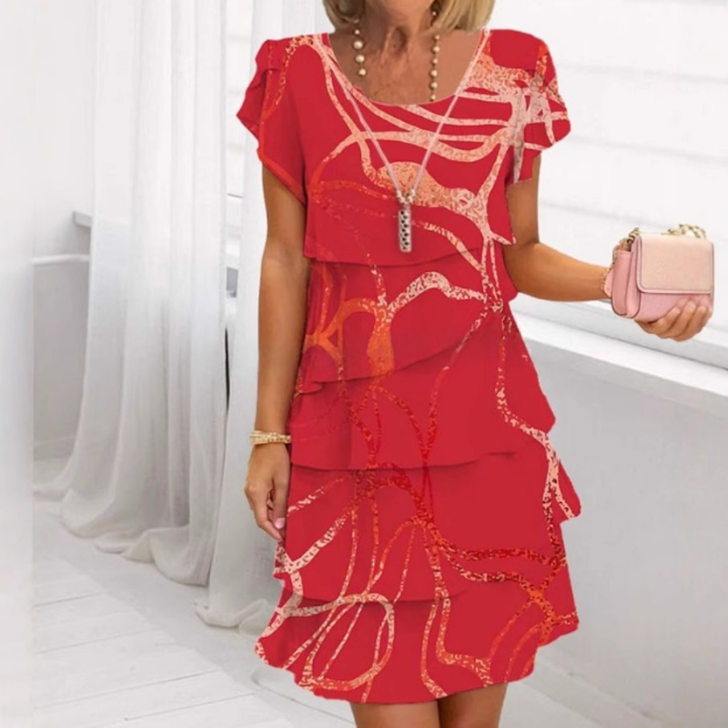 Gilava - Elegant Ruffled Dress