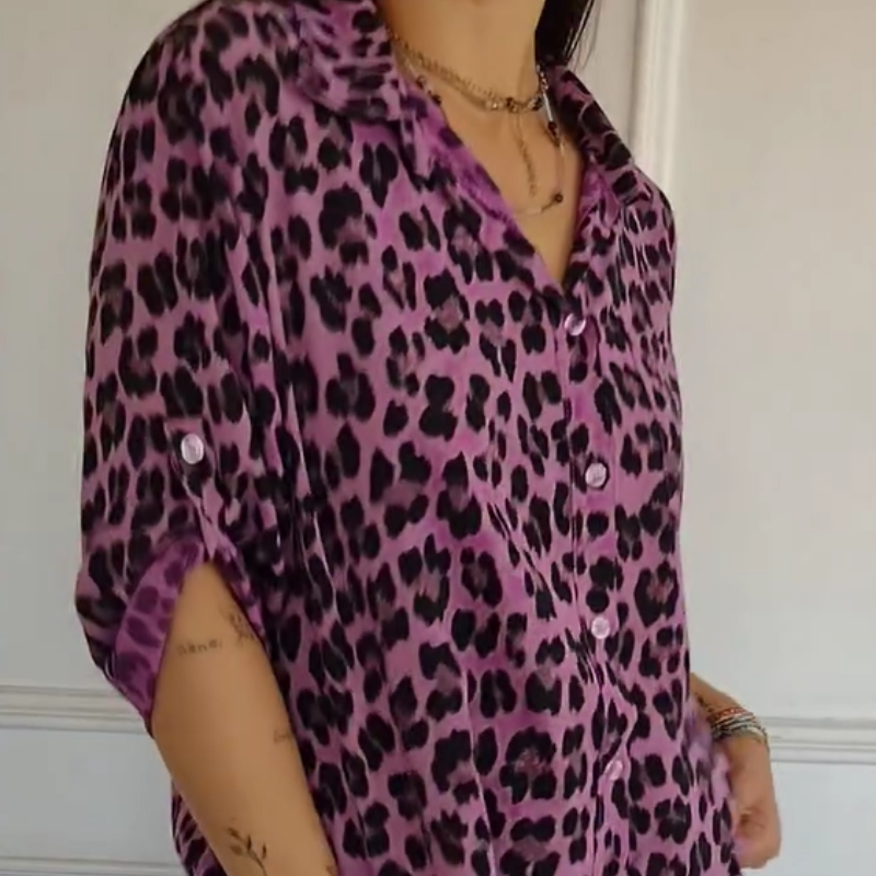Henrietta - Leopard Print Shirt