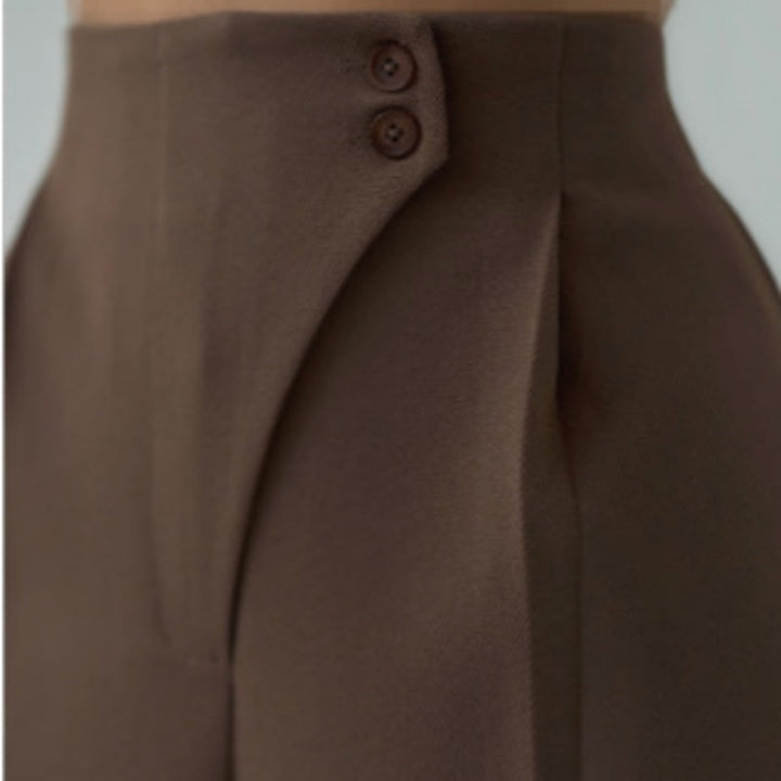 Mariani - Fashionable Wide Leg Trouser